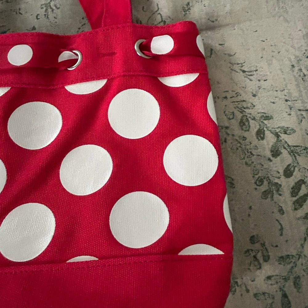 Disney Red and White Minnie Mouse Tote - Picture 6 of 6